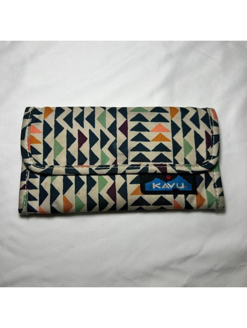 KAVU Multicolor Geometric Wallet